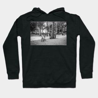 Kids Playing East Side Hoodie